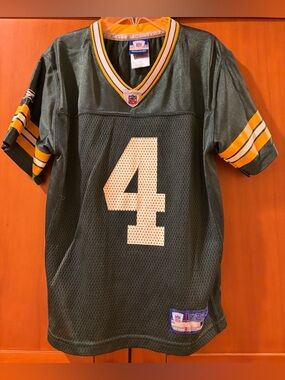 REEBOK GREEN BAY PACKETS FAVRE JERSEY
SIZE 7
VERY GOOD CONDITION